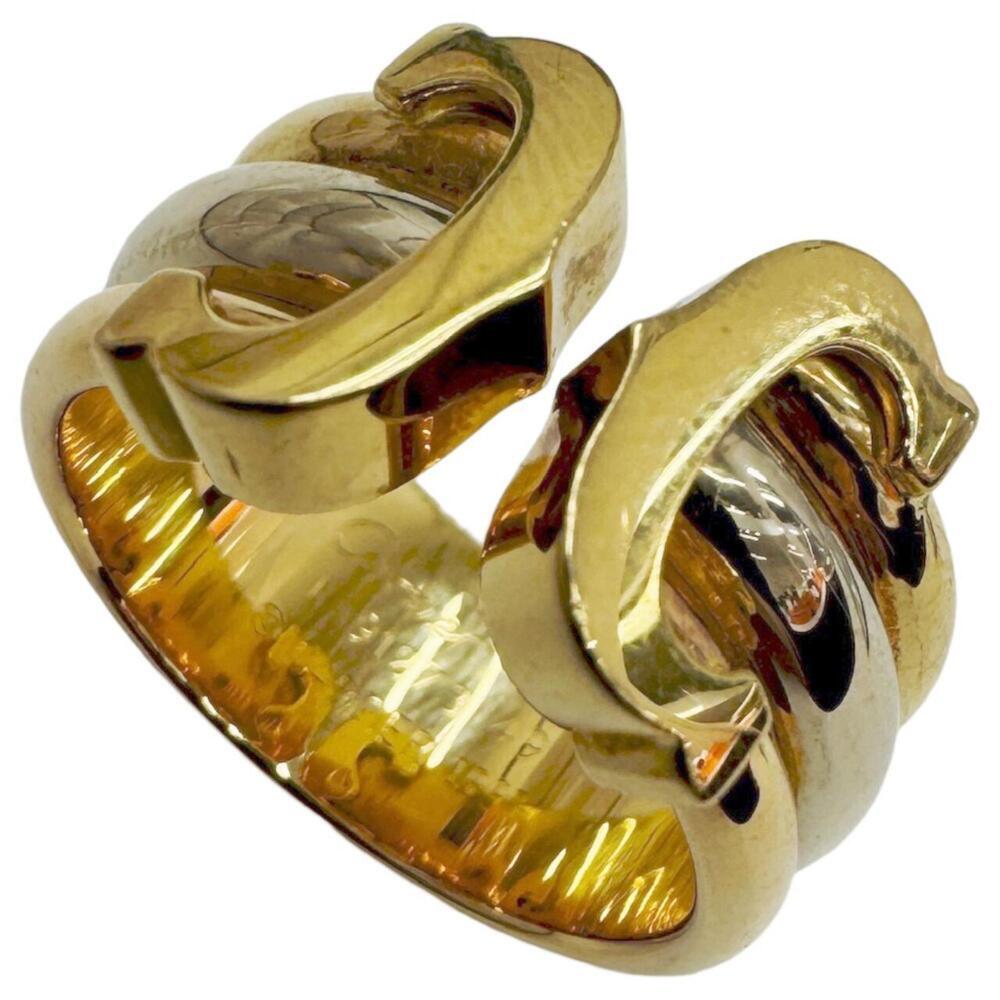 CARTIER 18k Gold 2C Ring